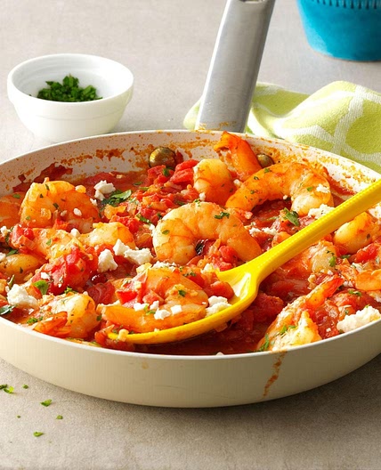 Feta Shrimp Skillet