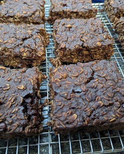 Banana Brownie Oatmeal Bars