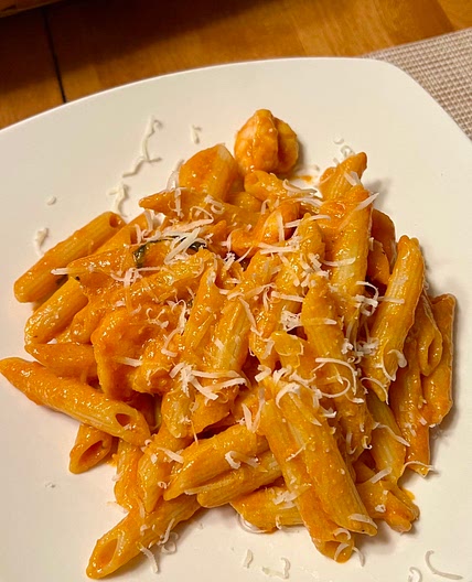 Bella’s Spicy Vodka Pasta 
