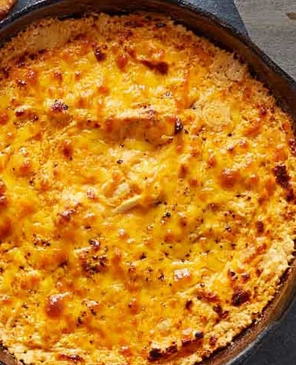 Buffalo Ranch Chicken Dip (Baked or Slow Cooker)