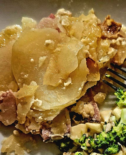 Scalloped Potatoes and Ham