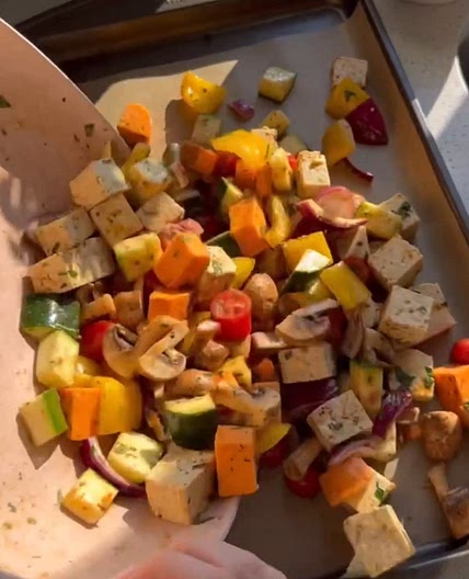 One Pan Mediterranean Dinner