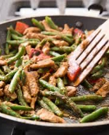 Stir-Fry Pork & Beans