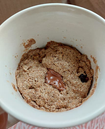 Cranberry Mug Cake