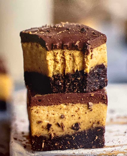 Chocolate cookie dough bars