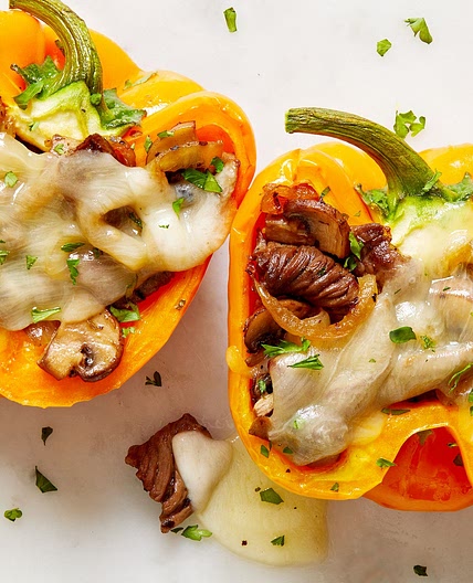 Cheesesteak-Stuffed Peppers