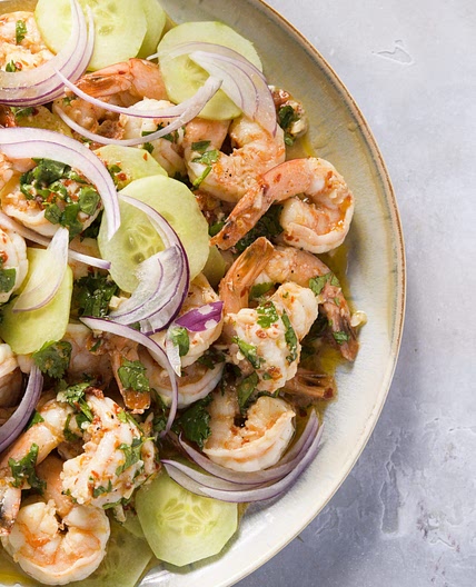 Drunken Shrimp w/ Tequila