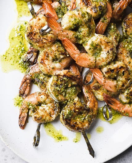 Grilled Garlic & Herb Shrimp