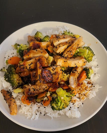 Seared Pork & Sweet Chili Glaze