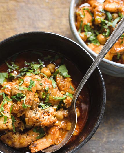 Spanish Shrimp & Chickpea Stew