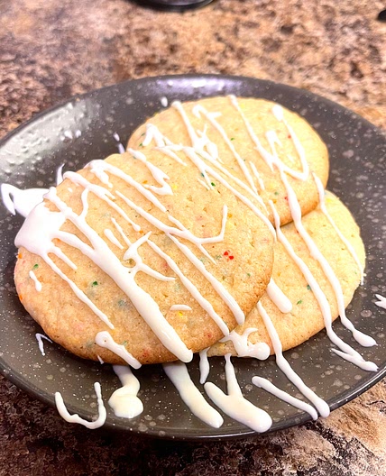 Confetti Cake Cookies