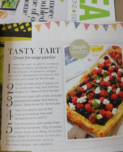 Cherry tomato tart
