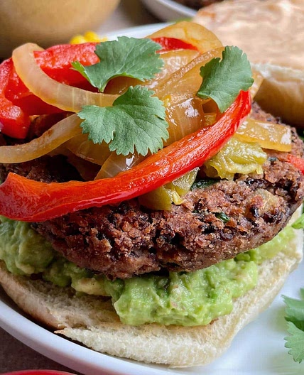 Southwestern Black Bean Burgers