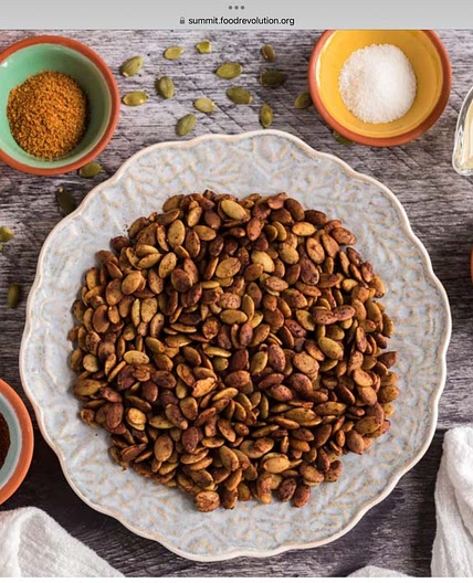 Chili Lime Roasted Pumpkin Seeds