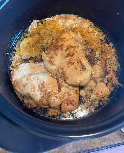Slow Cooker Brown Sugar Garlic Chicken