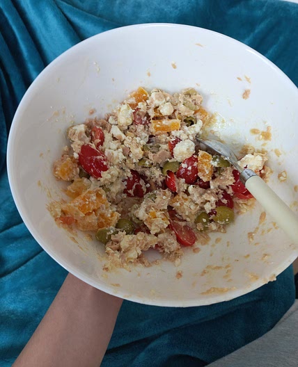 Salade fraîche & colorée au thon