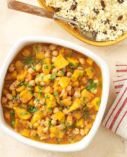 Vegetable Tagine with fruity couscous