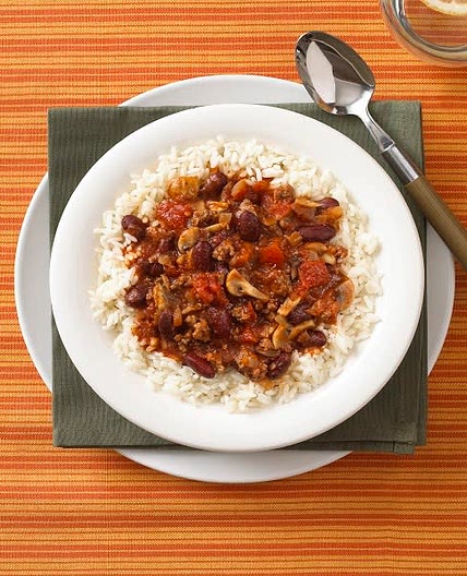 Microwave Chilli Con Carne with Rice