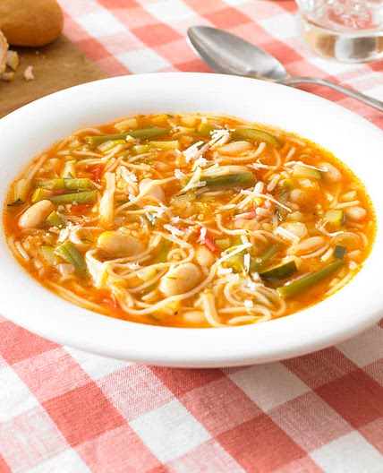 Summer Vegetable Minestrone Soup