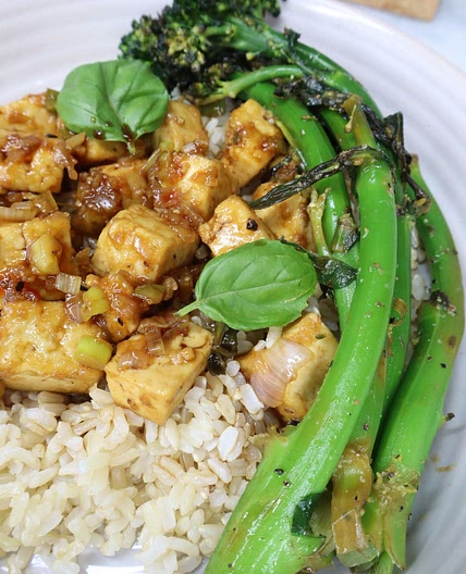 Chinese Black Pepper Tofu Stir Fry