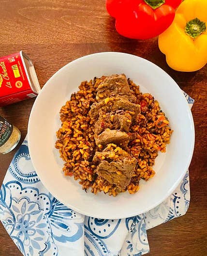 Skillet Steak Paella