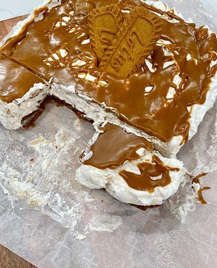 Biscoff icebox cake