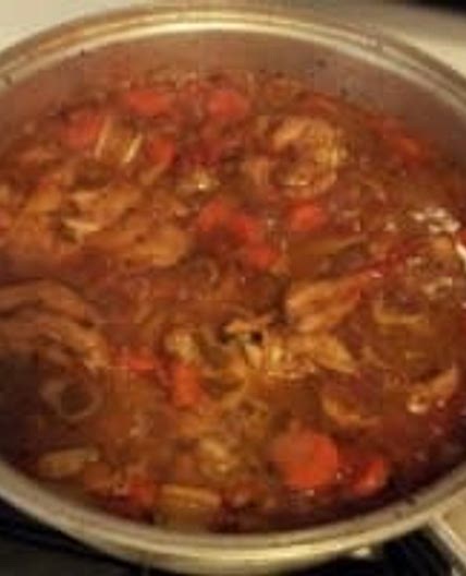 Croatian style Chicken Stew