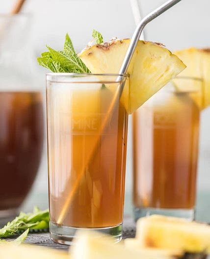 Skinny Pineapple Tea (Sweet Iced Tea Recipe)