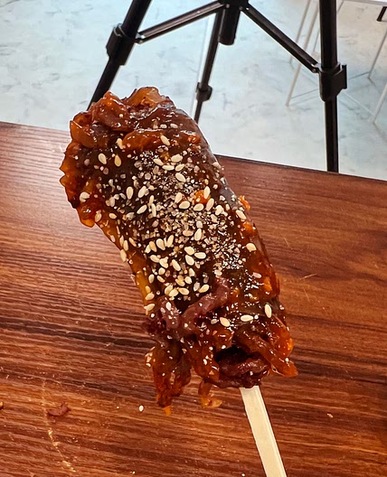 추억의 순대 꼬치
