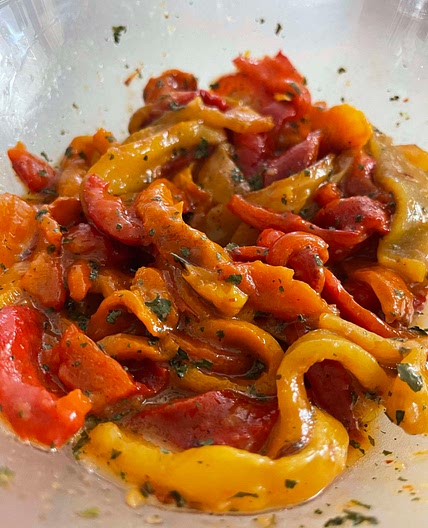Italian Roasted Pepper Antipasto 