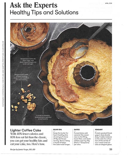 Orange Walnut Coffee Cake