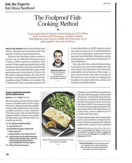 Slow-Roasted Halibut with Herb Salad