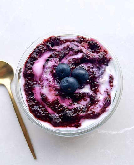 Blueberry Swirl Overnight Oats