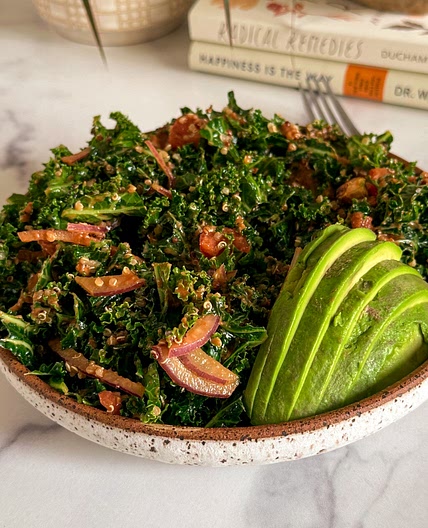 SKIN HEALTHY Sun-dried Tomato Kale Salad
