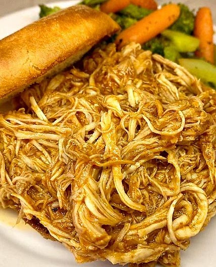 Tangy Pulled Barbecue Chicken Instant Pot Recipe Makes the Crowd Go Wild