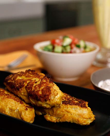 Chicken Koobideh with Shirazi and Mast o Musir
