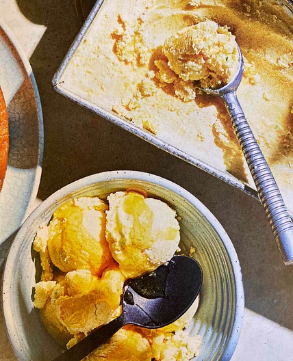 No-Churn Mango Lassi Ice Cream