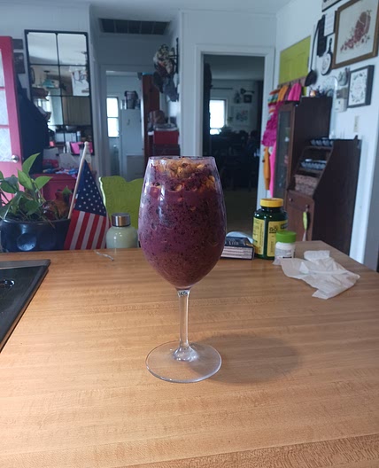Gluten-free 5 minutes blueberrie smoothies