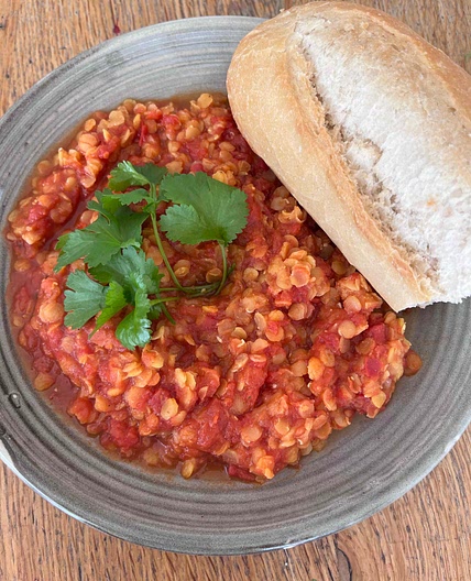 Microwave Red Lentil Dhal 