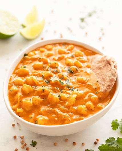 Curry de garbanzos
