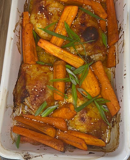 Sweet & Spicy Sheet Pan Chicken