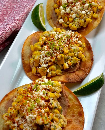 Elote Style Tostada