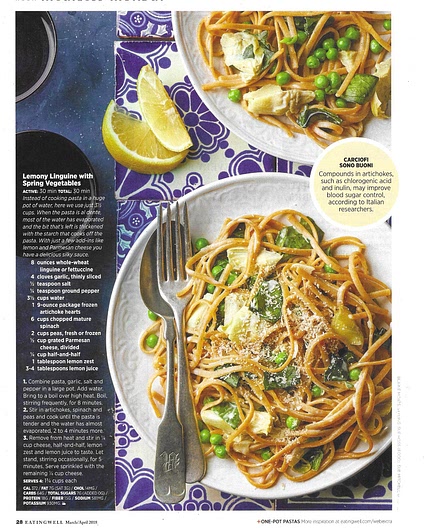 Lemony Linguine with Spring Vegetables