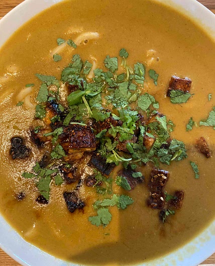 Curry Butternut Squash Noodles