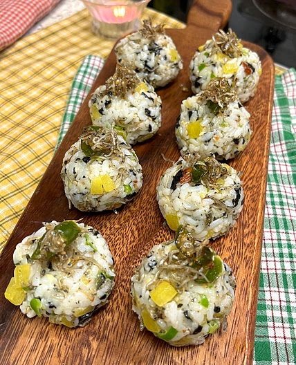 Easy Stir-Fried Anchovy Rice Balls
