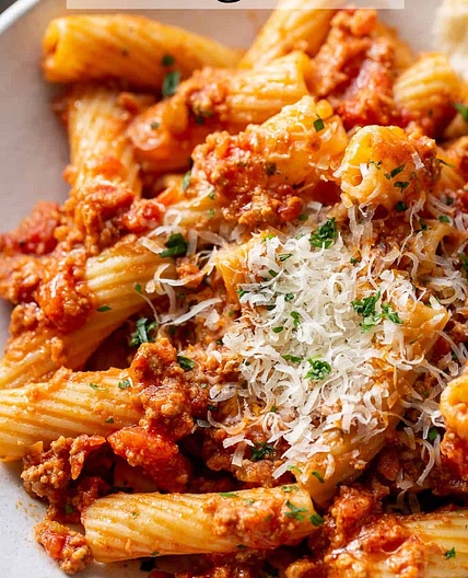 Rigatoni Bolognese