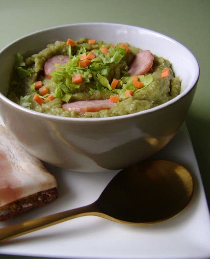 Snert (Traditional Dutch Split Pea Soup)