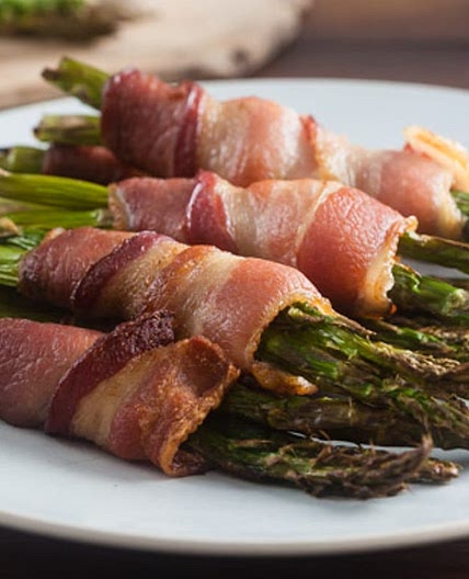 Air Fryer Bacon Wrapped Asparagus Recipe
