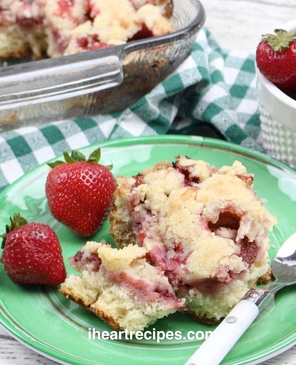 Strawberry Cobbler with fresh or frozen strawberries