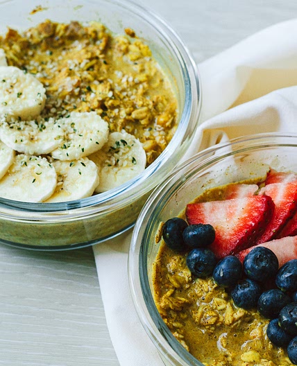Ginger Turmeric Overnight Oats